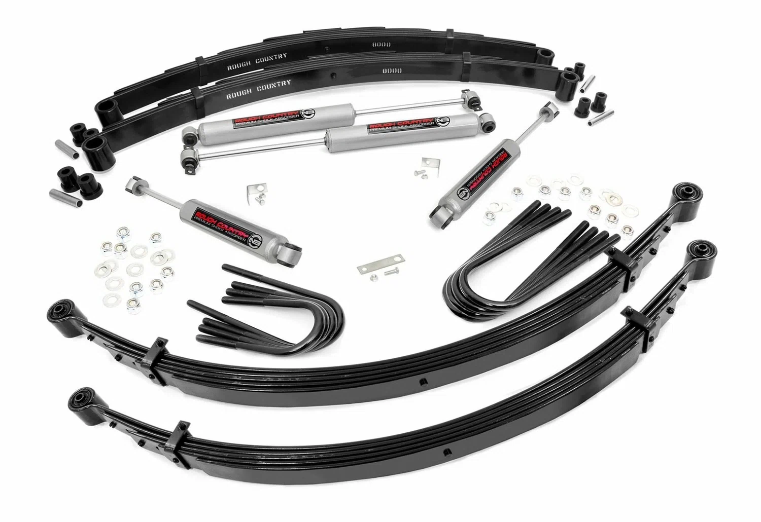 Fits Chevy 3_4-Ton Suburban_C25_K25 Truck(77-87) 2_ Lift 52_ Rear Springs 24030